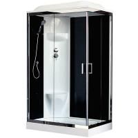 Душевая кабина Royal Bath RB 8120HP6-BT-CH (черное/прозрачное) левая Душевая кабина Royal Bath RB 8120HP6-BT-CH (черное/прозрачное) левая