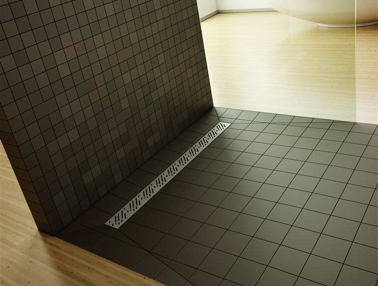 Душевая плита Radaway RadаDrain 89x109 для плитки 8-12 мм с решеткой Flowers