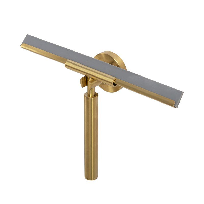 RELAX-SV-BORO Скребок-водосгон для душевой шторки, исполнение брашированное золото, артикул RELAX-SV-BORO