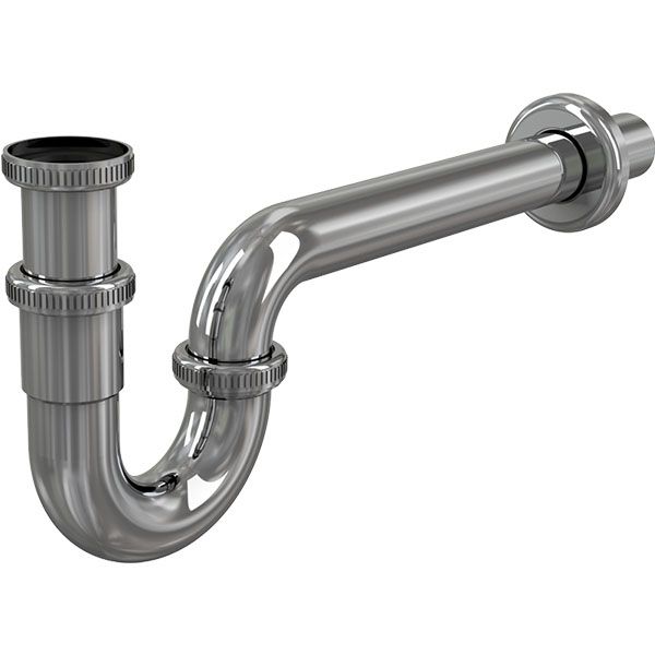 Сифон для биде Alcaplast A45E Хром