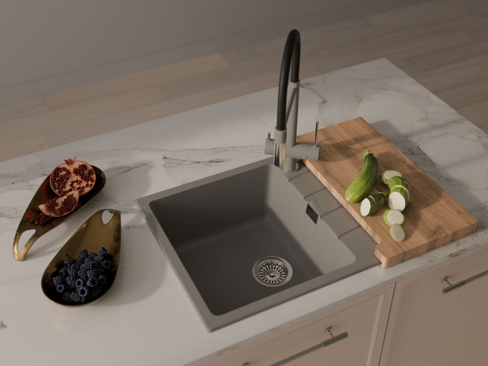 Rivelato Доска для мойки RM_V3 300*540*39 мм с лого бук массив