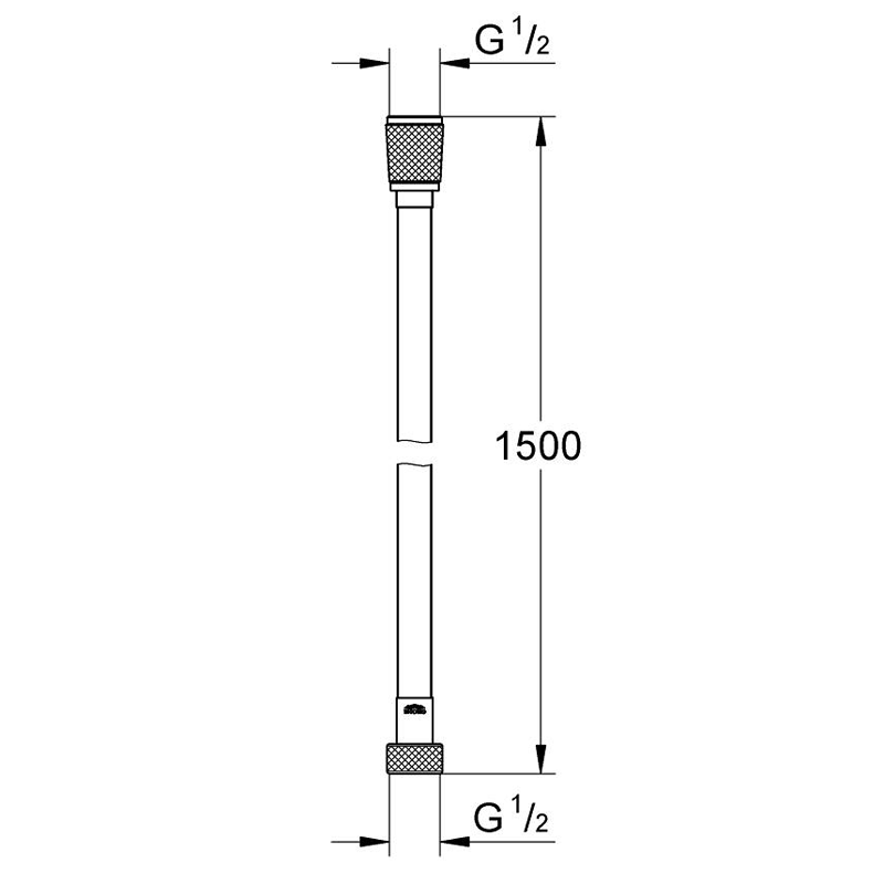 Душевой шланг GROHE SILVERFLEX 28364001 (хром, пластик, 150-см, круглый), шт Душевой шланг GROHE SILVERFLEX 28364001 (хром, пластик, 150-см, круглый), шт