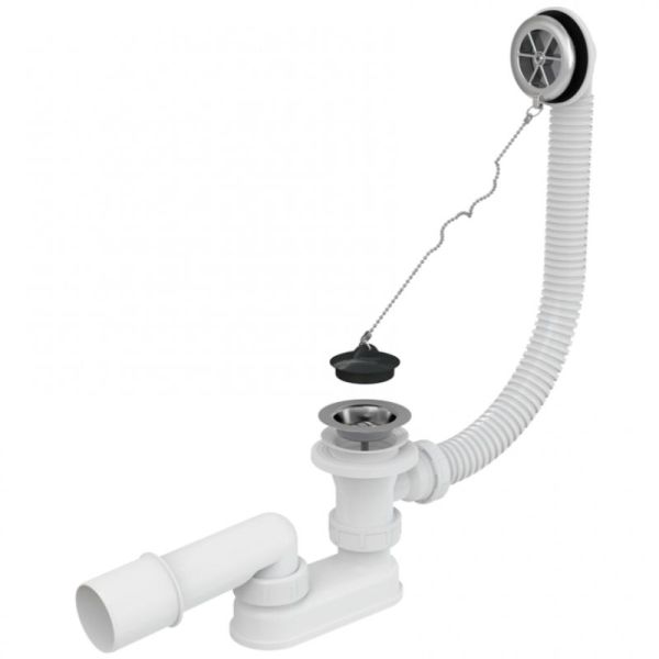 Слив-перелив ALCAPLAST  A501 (57*, хром), шт