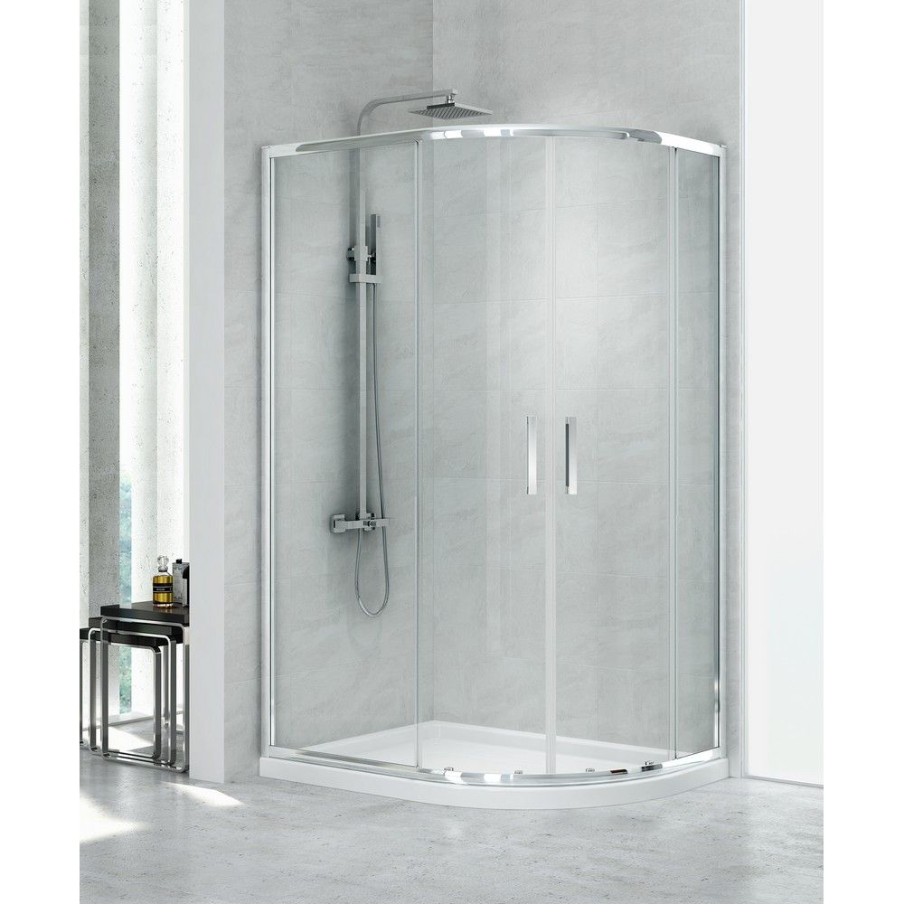 Душевое ограждение NEW TRENDY NEW MAXIMA 100x80x195 K-0577 (хром)