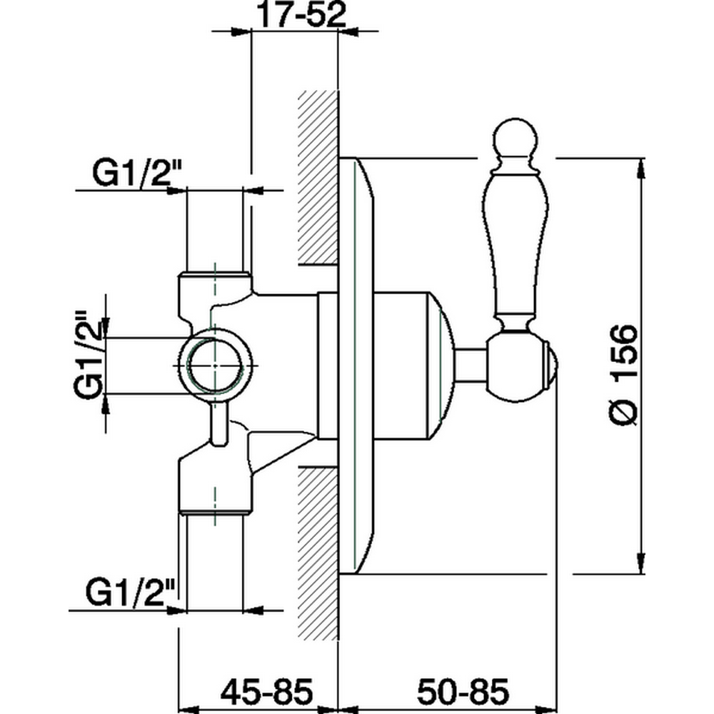 CISAL Arcana Toscana Переключатель на 3 положения,внутренняя и внешняя части в комплекте, цвет хром CISAL Arcana Toscana Переключатель на 3 положения,внутренняя и внешняя части в комплекте, цвет хром