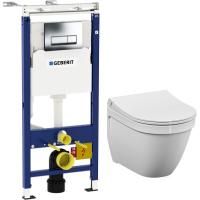 Комплект унитаза Vitra S 50 5956B003-0101 с инсталляцией Geberit Duofix Plattenbau Delta UP100 458.125.21.1 с сиденьем Микролифт и клавишей смыва Хром Комплект унитаза Vitra S 50 5956B003-0101 с инсталляцией Geberit Duofix Plattenbau Delta UP100 458.125.21.1 с сиденьем Микролифт и клавишей смыва Хром