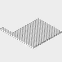 Effegibi Набор напольных дорожек BodyLove S правый угол из хемлок