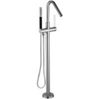 E97344-CP смеситель для ванны STILLNESS, напольный, ручной душ, шланг (хром)