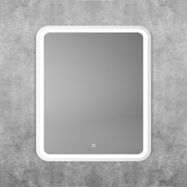 Зеркало с подсветкой "Genova 600x800" AM-Gen-600-800-DS-F-White
