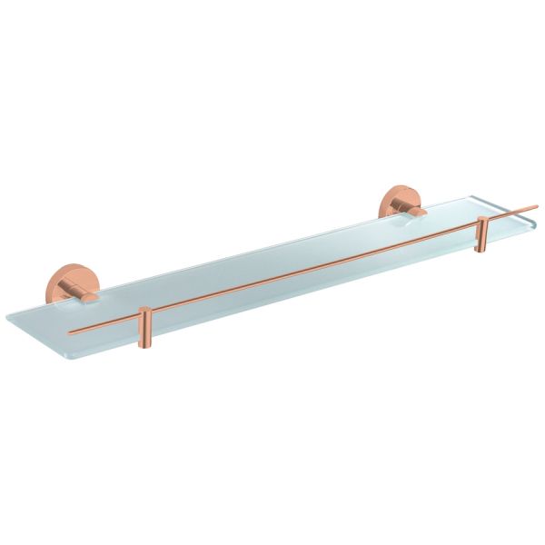 Полка стеклянная Rav Slezak COLORADO COA0900/60ZRL, розовое золото