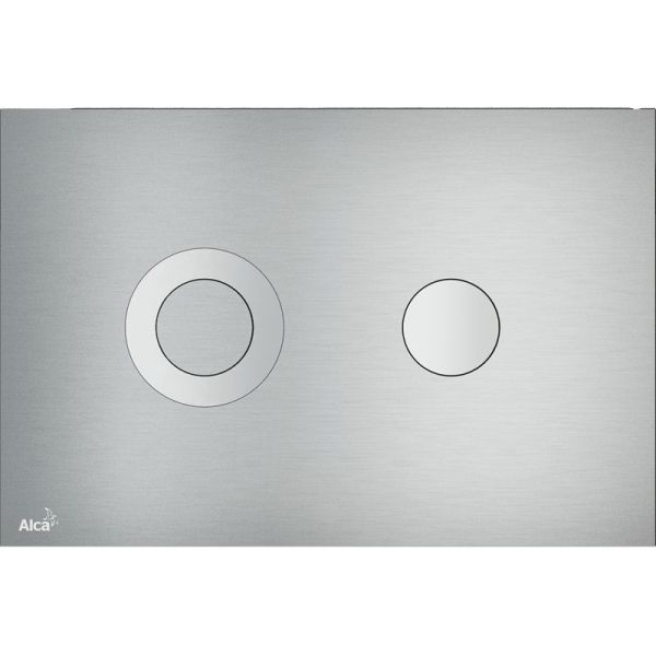 Клавиша смыва Alcaplast Flat Alunox TURN Матовый металл