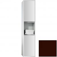 Шкаф пенал SanVit Контур 32 pkontur в цвете Ral горизонтальные ручки подвесной Шоколад