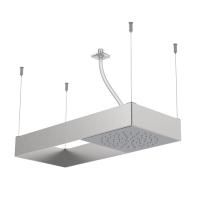 FIMA|Carlo Frattini Wellness Верхний душ Moove потолочного монтажа, в раме из нержавеющей стали, передвижной модуль подачи воды, цвет хром