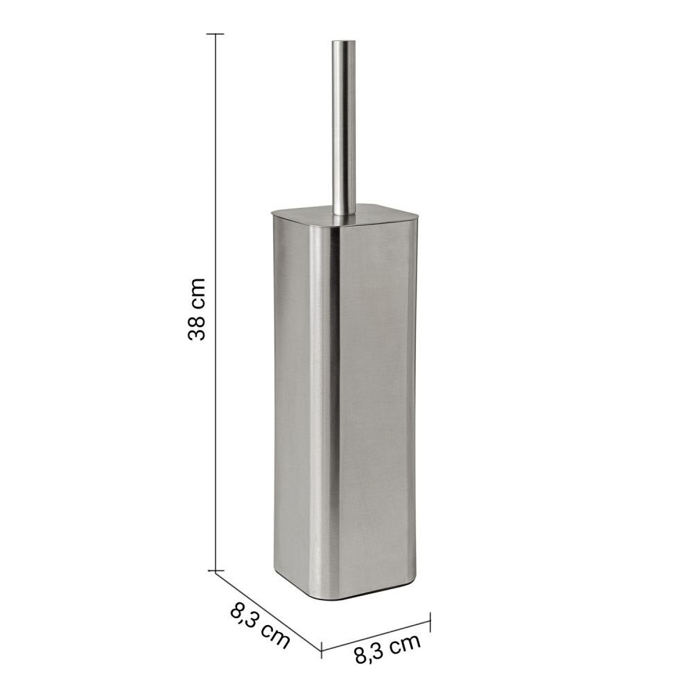 Gedy Jack, напольный металлический ёрш, цвет зачищенный хром, артикул 1334(38)