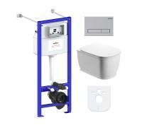 Комплект 6 в 1 Lavinia Boho Bell Pro Rimless 77050123, премиум с пластиковой клавишей