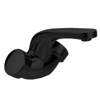 Fima Carlo Frattini Texture Collection Смеситель для раковины, на 1 отв., с донным клапаном, цвет: чёрный матовый