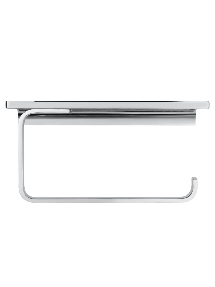 Держатель для туалетной бумаги с полкой WONZON & WOGHAND ECLIPSE, Хром (WW-9126-CR)