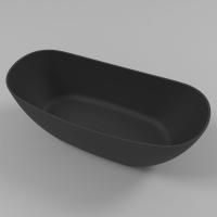 Ванна WHITECROSS Onyx C 160x75 (черный мат) иск. камень