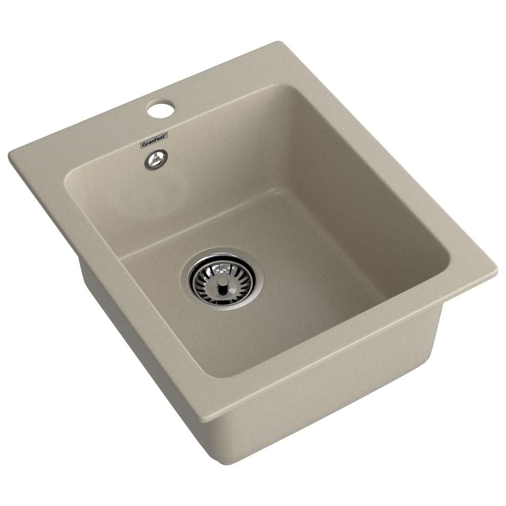 Кухонная мойка GranFest PRACTIK 505, топаз, артикул P-505 топаз