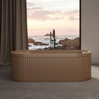 DEA DESIGN Stripes Ванна 1710х720хh560 мм отдельностоящая, цвет dark camel