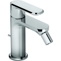 CISAL LineaViva Смеситель однорычажный для биде на 1 отверстие с донным клапаном, цвет хром