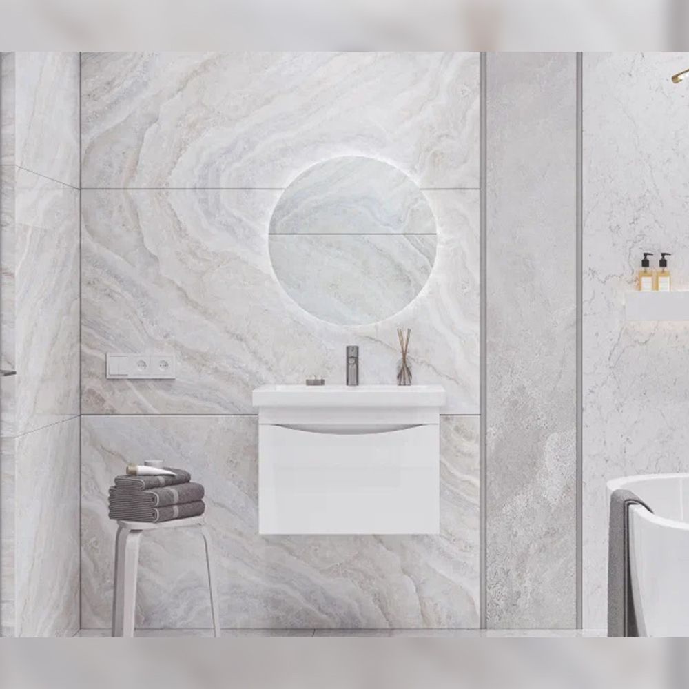 Тумба под раковину подвесная Velvex Vizo tpVIZ.60.1Y-21, 60 см, артикул tpVIZ.60.1Y-21