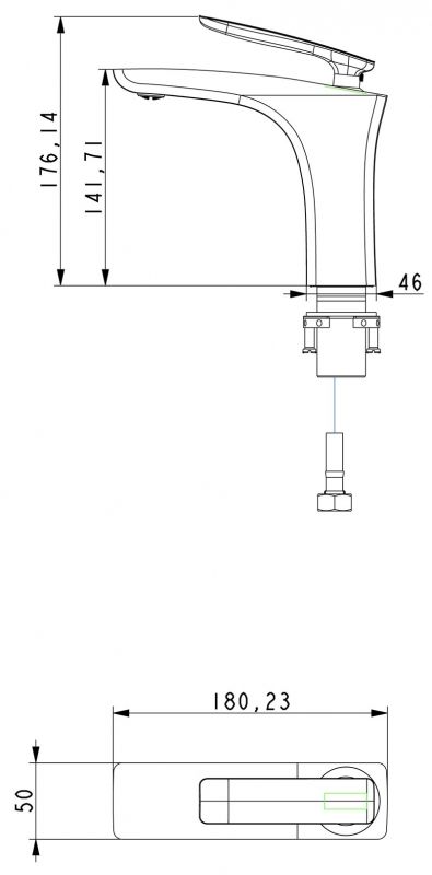 Смеситель для раковины Timo Helmi 4061/00-16F Хром Белый