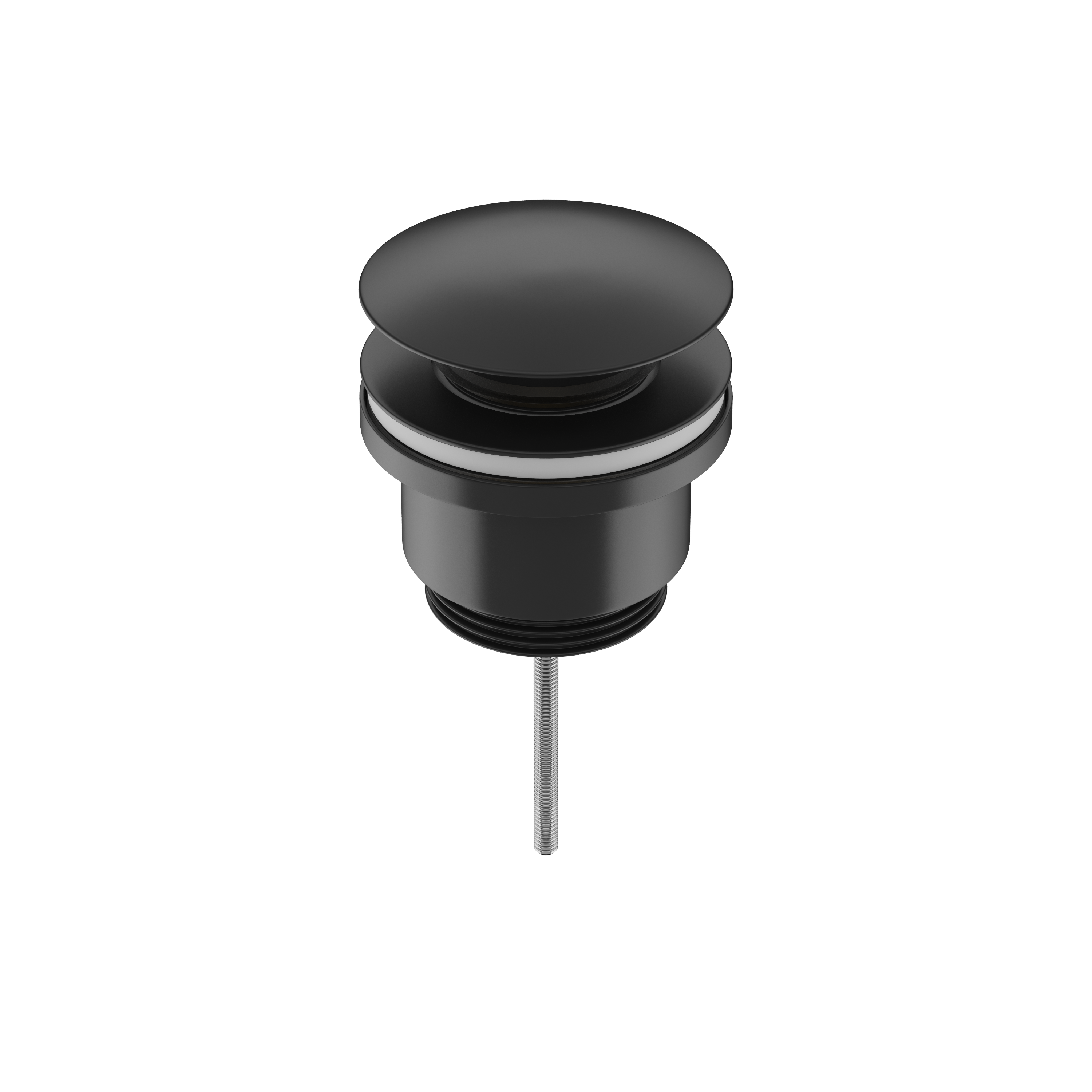 Донный клапан универсальный Ceramicanova 70003MBb с системой "Клик - Клак" латунь черный матовый, артикул 70003MBb