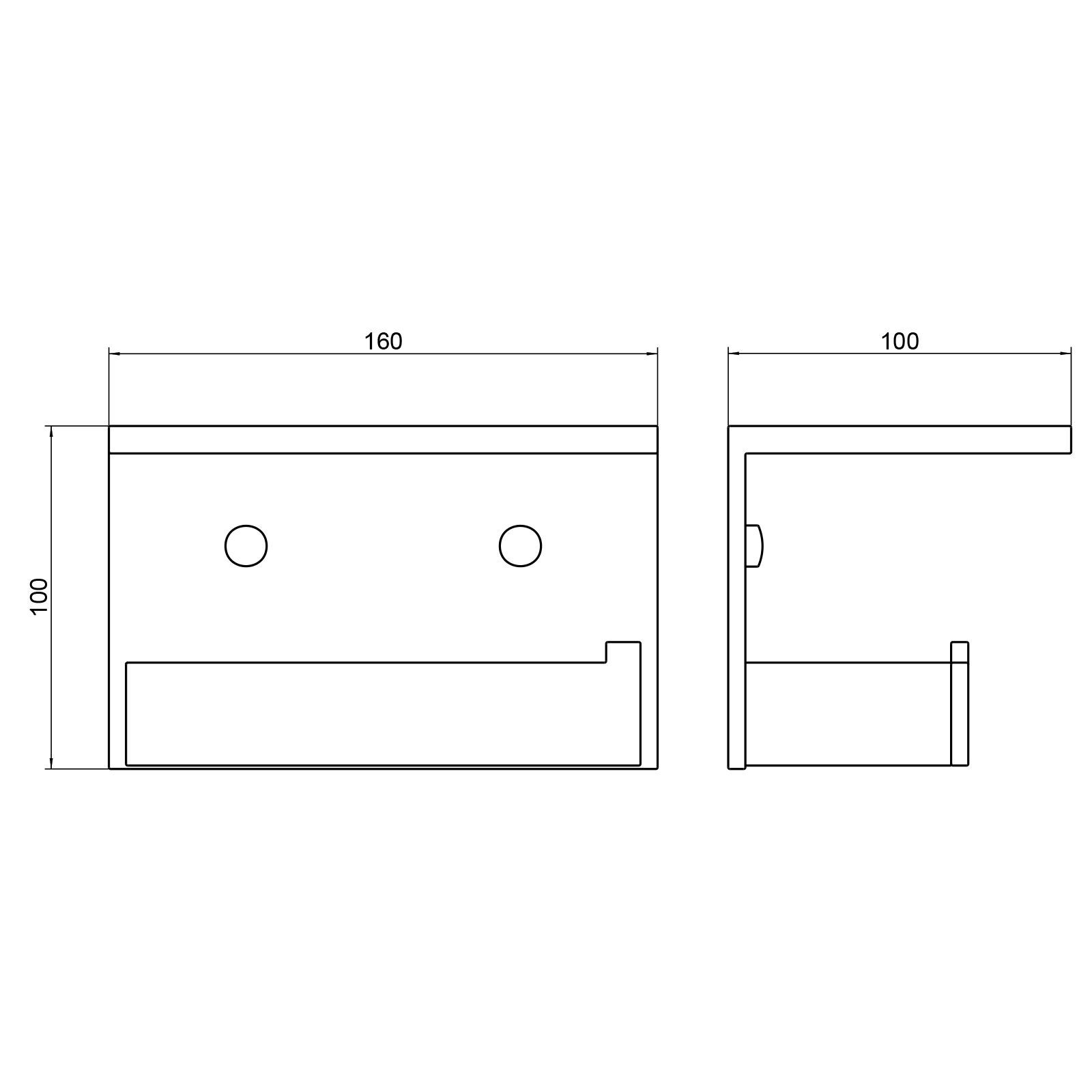 Бумагодержатель с полкой для телефона Timo Petruma 15243/17 золото матовое, артикул 15243/17