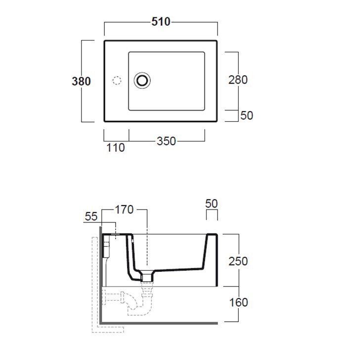 SIMAS Комплект крепежей для подвесного унитаза/биде, артикул F85
