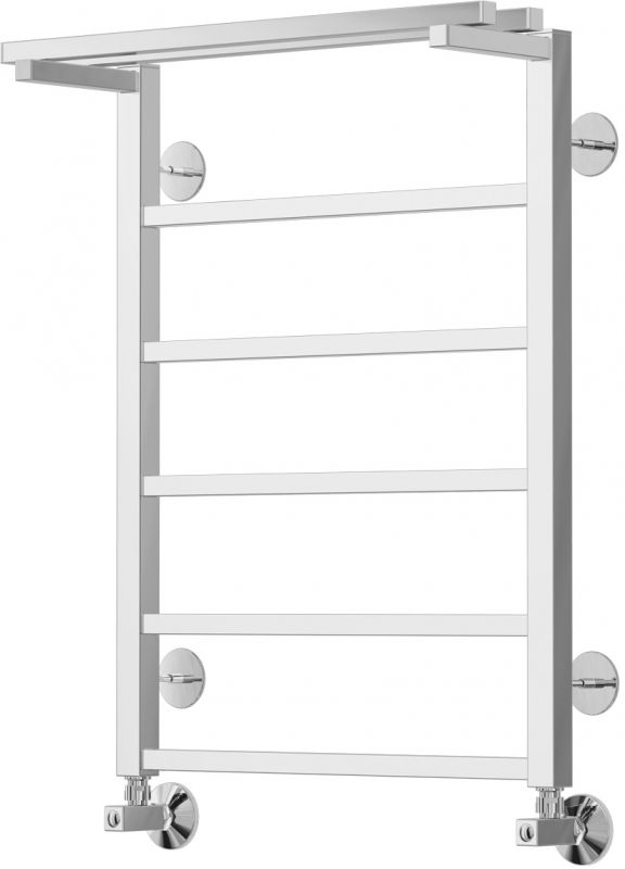 Водяной полотенцесушитель Terminus Контур П6 500x700 4660059582474 с полкой Хром Водяной полотенцесушитель Terminus Контур П6 500x700 4660059582474 с полкой Хром