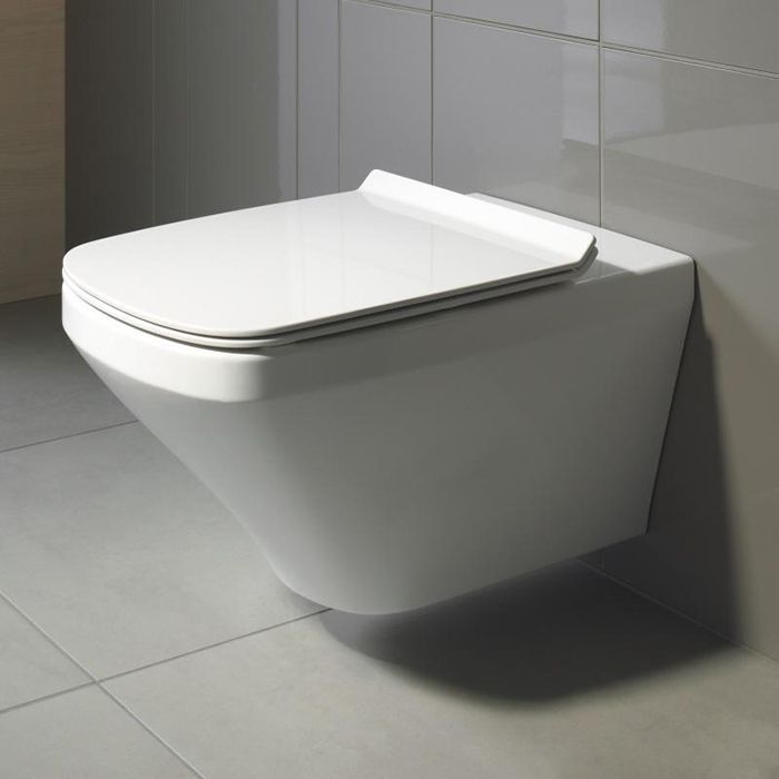 DURAVIT DURASTYLE Комплект: подвесной унитаз Rimless 2551090000 370х540 мм.+сиденье с SoftClose 006379 цена с нашего склада)
