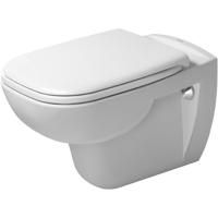 Унитаз, Duravit, D-Code, тип установки-подвесной, ширина, мм-355, глубина, мм-545, высота, мм-355, форма чаши-прямоугольная, выпуск-горизонтальный, с вертикальным смывом, материал-керамика, сиденье-есть, петли-нержавеющая сталь, цвет-белый, размеры упаков