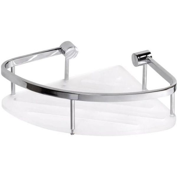 Мыльница CYTRO угловая, белая, акрил