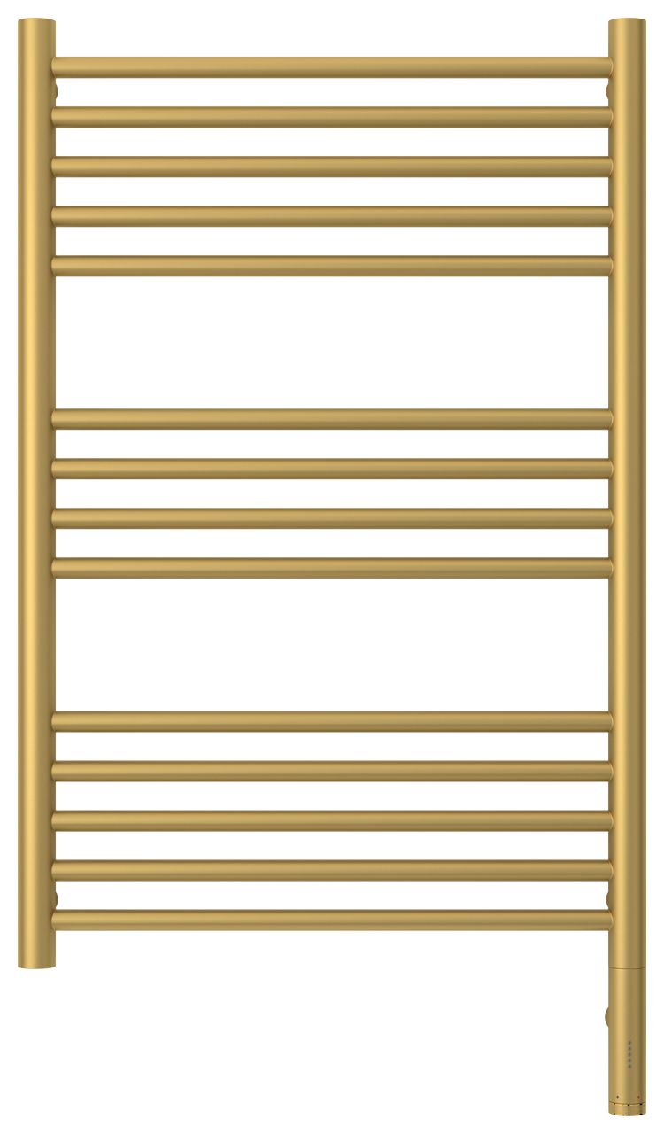Полотенцесушитель электрический "БОГЕМА 3.0" прямая 800х500 / МЭМ правый (Матовое золото)