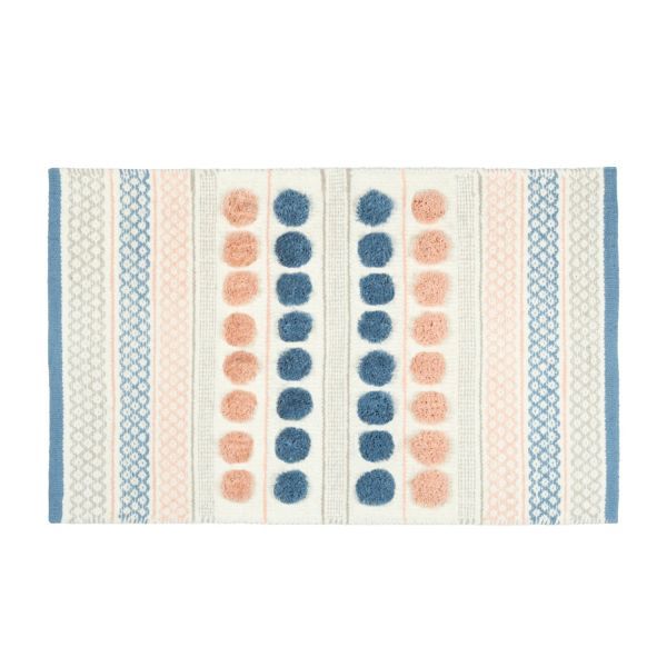 Коврик для ванной комнаты FIXSEN LOTUS FX-8030W, разноцветный