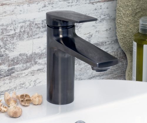 Смеситель для раковины WasserKRAFT Wiese 8403 Оружейная сталь