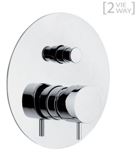 Daniel Tokyo, встраиваемый смеситель для душа с дивертером на 2 выхода, цвет хром