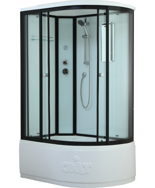 Душевая кабина Timo Standart T-6620 B L 120x85 профиль Черный стекло прозрачное