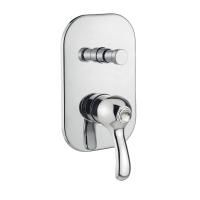 LEM SWAROVSKI См-ль моноком. скрытого монтажа, 2-х позиционный с девиатором, хром