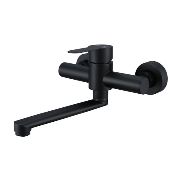 Смеситель для кухни/для умывальника настенный Fmark FS8207H, черный