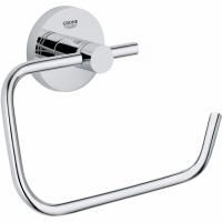Держатель для туалетной бумаги GROHE Essentials без крышки, хром (40689001) Держатель для туалетной бумаги GROHE Essentials без крышки, хром (40689001)