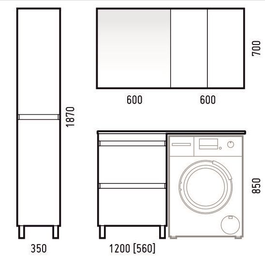 Зеркало "Альтаир 60"