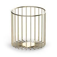 Decor Walther DW 220 Ведро для мусора, напольное, цвет: золото