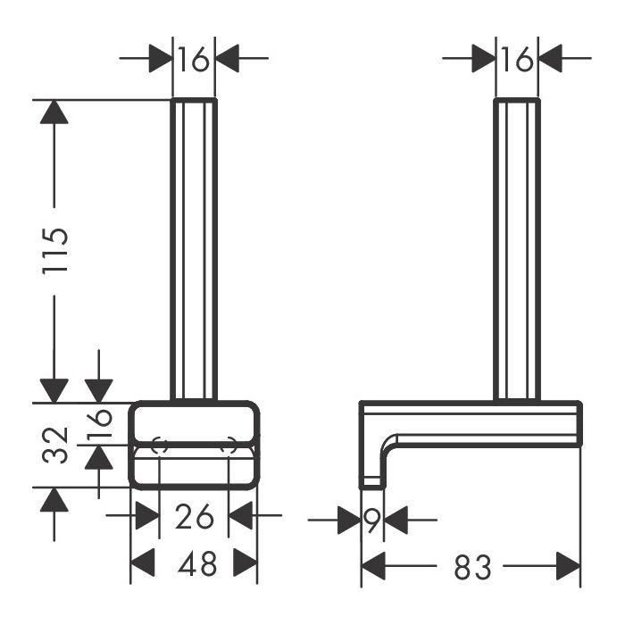 Держатель запасного рулона бумаги, Hansgrohe, AddStoris, тип установки-настенный, материал-металл, цвет-белый матовый Держатель запасного рулона бумаги, Hansgrohe, AddStoris, тип установки-настенный, материал-металл, цвет-белый матовый