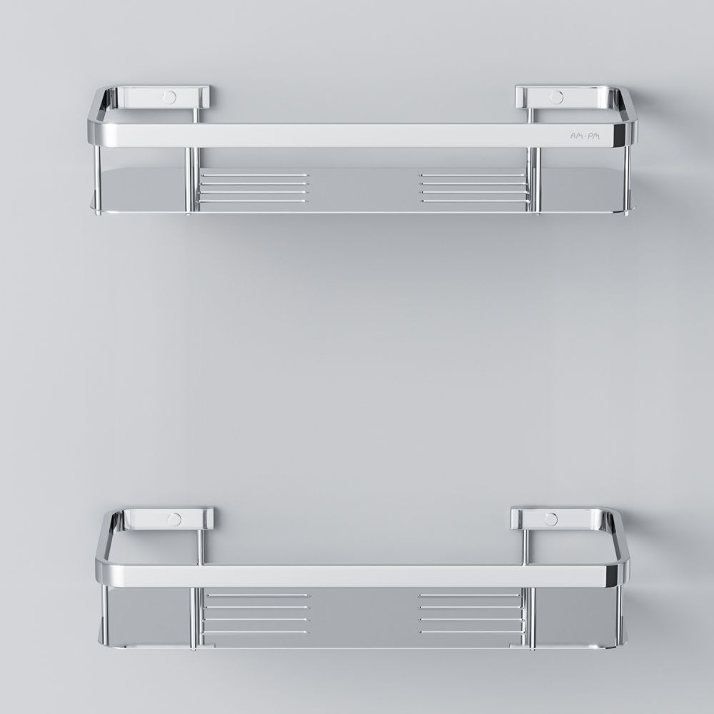 A7453200 Sense L Полка для душа прямая двухъярусная, хром, шт A7453200 Sense L Полка для душа прямая двухъярусная, хром, шт