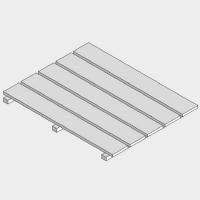 Effegibi Набор дорожек био-сауны Sky Corner 45, угловой DX, материалы: канадский хемлок