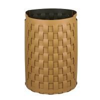 Colombo Adj Круглая корзина Bottega, D40H57 см, цвет: горчичный/оливковый Colombo Adj Круглая корзина Bottega, D40H57 см, цвет: горчичный/оливковый