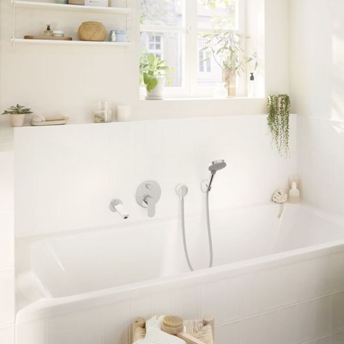 Смеситель для душа, Hansgrohe, Rebris S, тип открывания воды-однорычажный, тип регулирования воды-керамический картридж, монтаж-настенный встраиваемый, отверстия для монтажа-1, внутренняя часть-необходимо заказать, дивертер с переключателем вакуумного тип Смеситель для душа, Hansgrohe, Rebris S, тип открывания воды-однорычажный, тип регулирования воды-керамический картридж, монтаж-настенный встраиваемый, отверстия для монтажа-1, внутренняя часть-необходимо заказать, дивертер с переключателем вакуумного тип