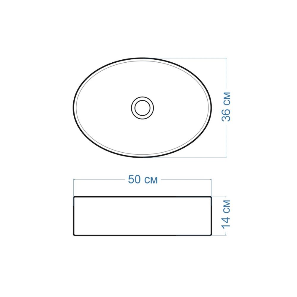 Раковина чаша Maretti EN13NS82-844, белая, артикул EN13NS82-844